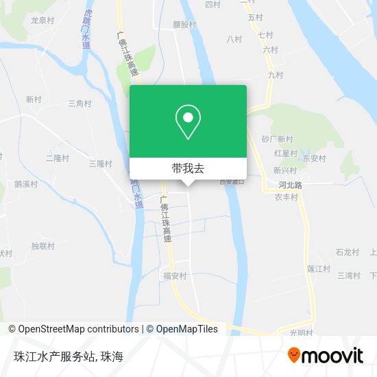 珠江水产服务站地图