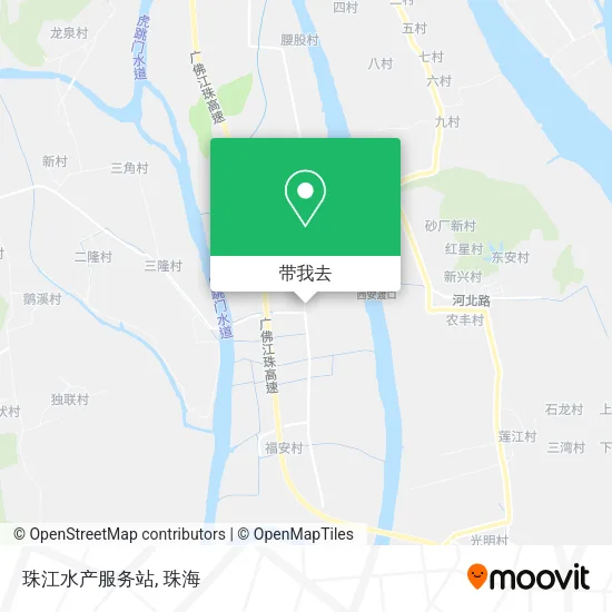 珠江水产服务站地图