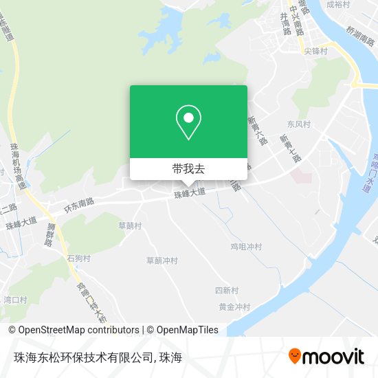 珠海东松环保技术有限公司地图