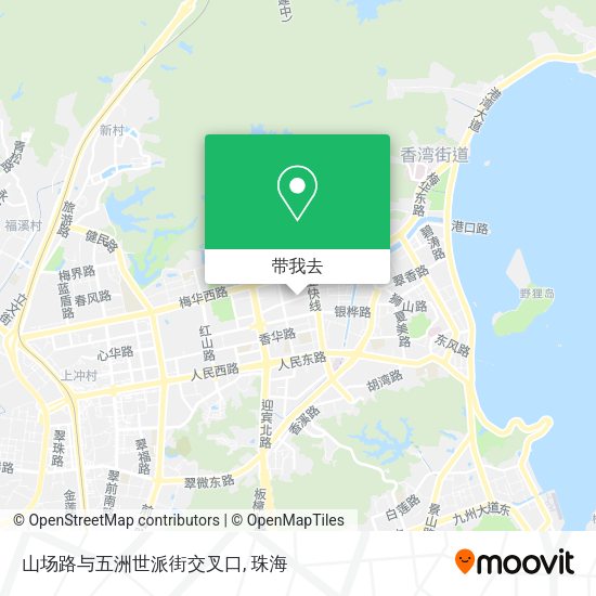 山场路与五洲世派街交叉口地图