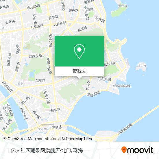 十亿人社区蔬果网旗舰店-北门地图