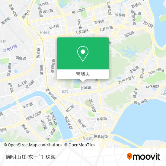 圆明山庄-东一门地图
