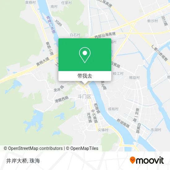 井岸大桥地图