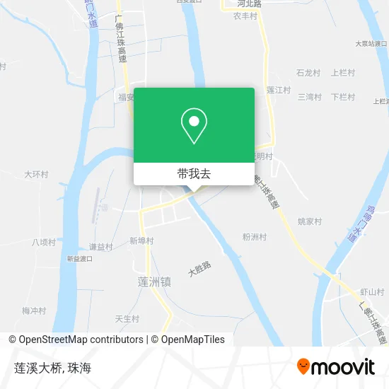 莲溪大桥地图