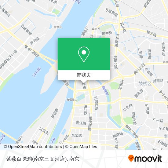 紫燕百味鸡(南京三叉河店)地图