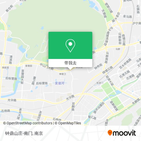 钟鼎山庄-南门地图