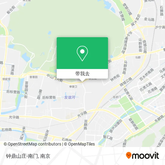 钟鼎山庄-南门地图