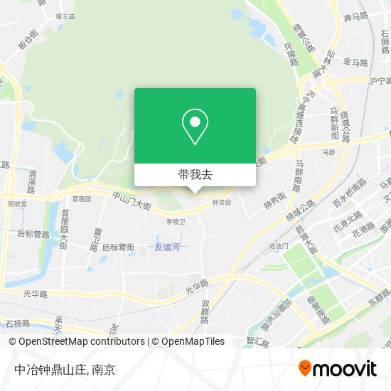 中冶钟鼎山庄地图
