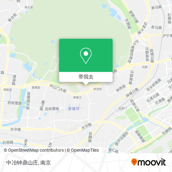 中冶钟鼎山庄地图