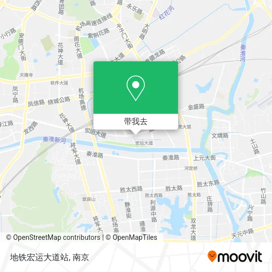 地铁宏运大道站地图