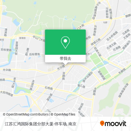 江苏汇鸿国际集团分部大厦-停车场地图