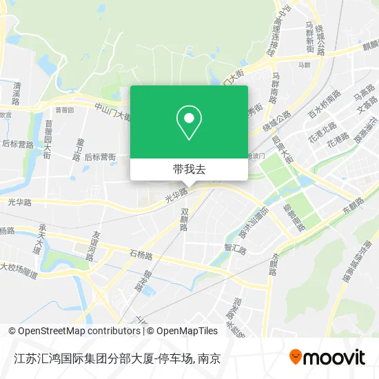 江苏汇鸿国际集团分部大厦-停车场地图