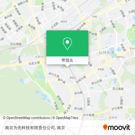 南京为先科技有限责任公司地图