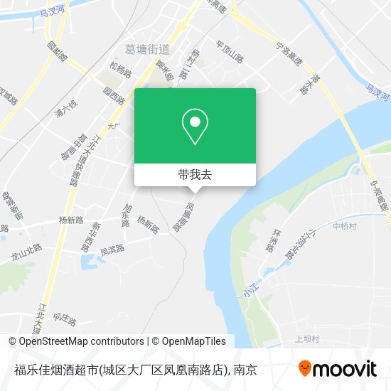 福乐佳烟酒超市(城区大厂区凤凰南路店)地图