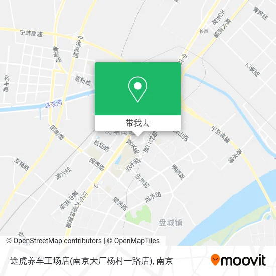 途虎养车工场店(南京大厂杨村一路店)地图
