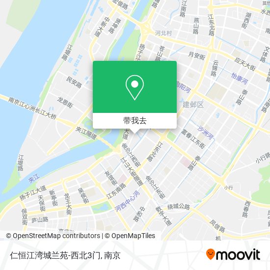 仁恒江湾城兰苑-西北3门地图