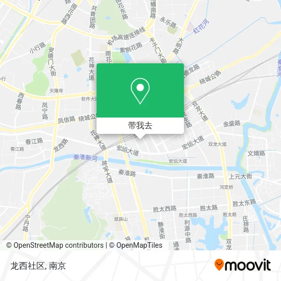 龙西社区地图