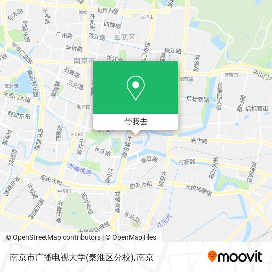 南京市广播电视大学(秦淮区分校)地图