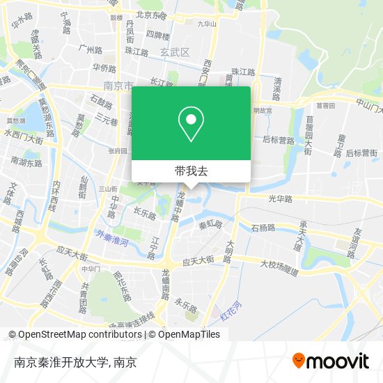 南京秦淮开放大学地图