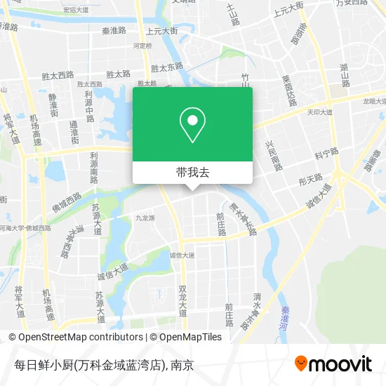 每日鲜小厨(万科金域蓝湾店)地图