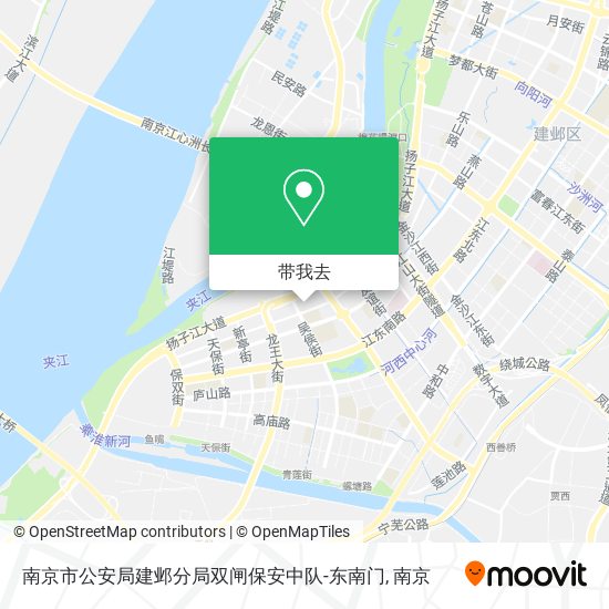 南京市公安局建邺分局双闸保安中队-东南门地图