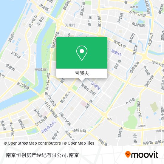南京恒创房产经纪有限公司地图