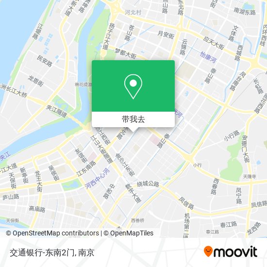 交通银行-东南2门地图