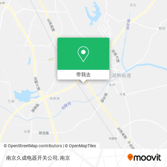 南京久成电器开关公司地图