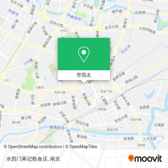 水西门蒋记熟食店地图