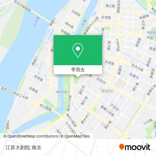 江苏大剧院地图