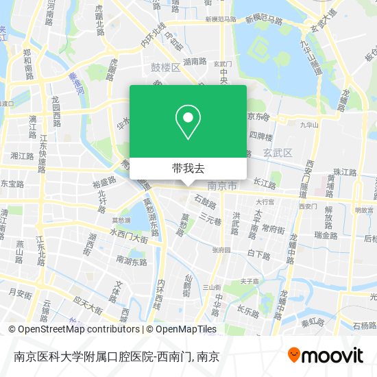 南京医科大学附属口腔医院-西南门地图