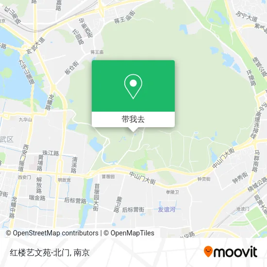 红楼艺文苑-北门地图
