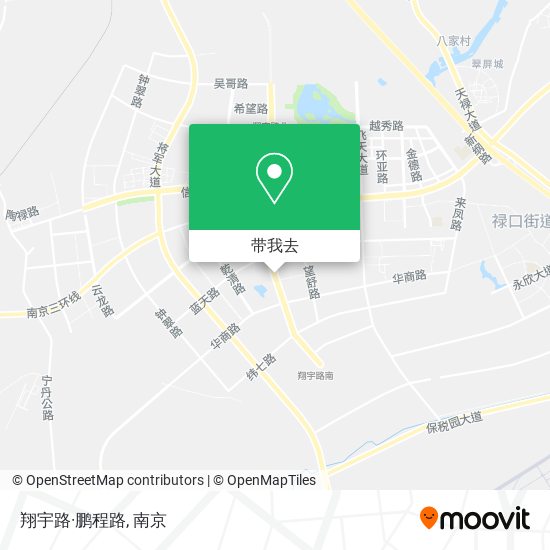 翔宇路·鹏程路地图