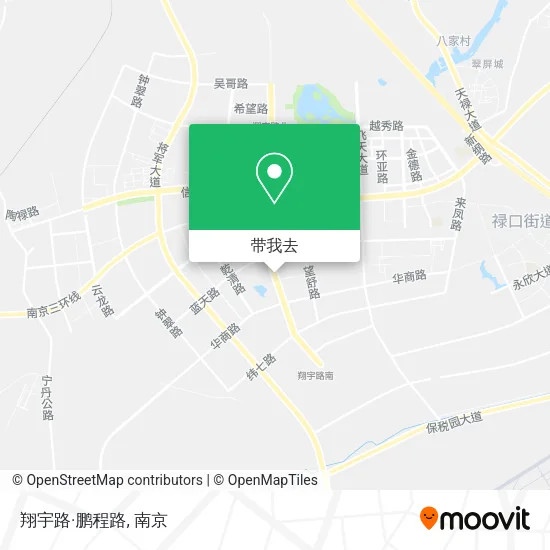 翔宇路·鹏程路地图