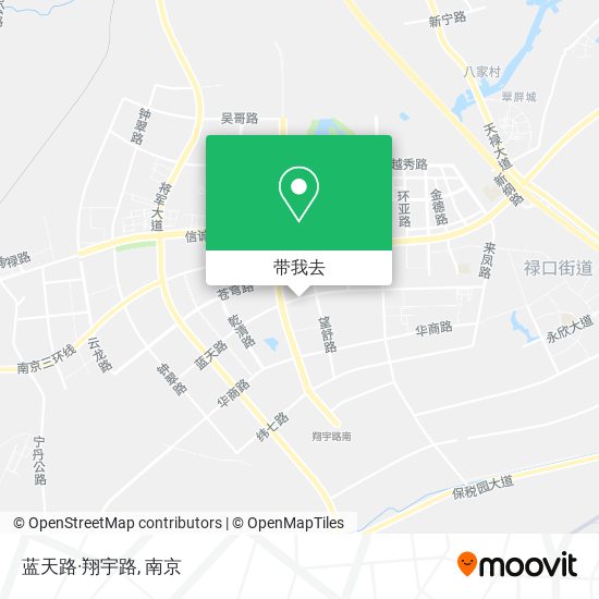 蓝天路·翔宇路地图