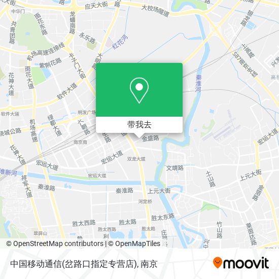 中国移动通信(岔路口指定专营店)地图