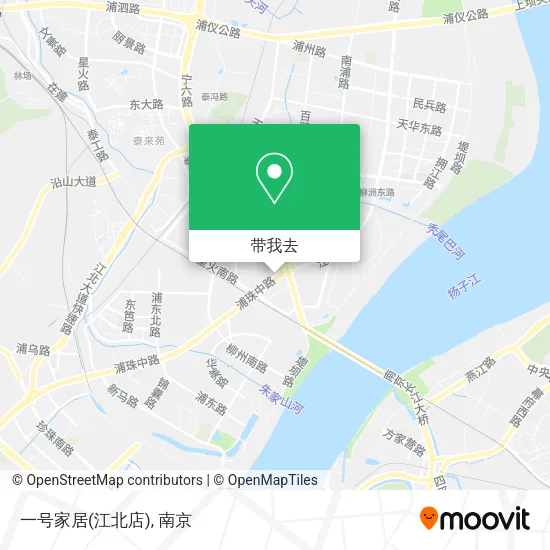 一号家居(江北店)地图