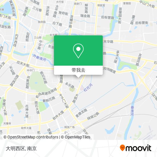 大明西区地图