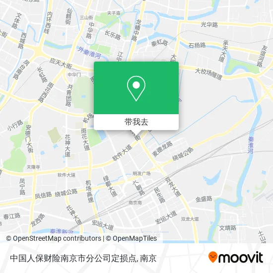 中国人保财险南京市分公司定损点地图