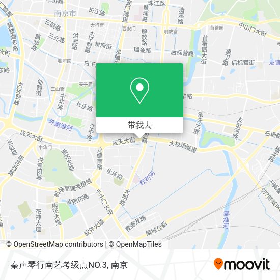 秦声琴行南艺考级点NO.3地图