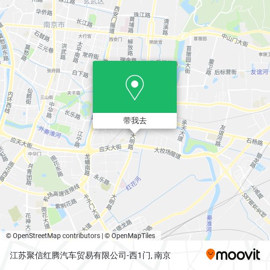 江苏聚信红腾汽车贸易有限公司-西1门地图