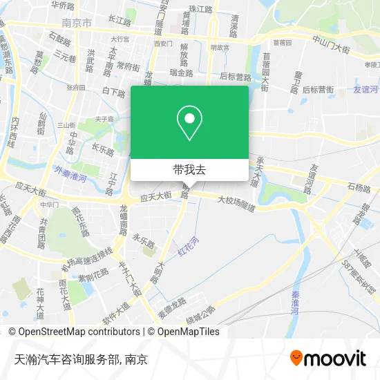 天瀚汽车咨询服务部地图