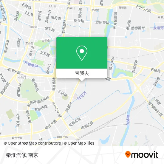 秦淮汽修地图