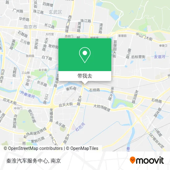 秦淮汽车服务中心地图