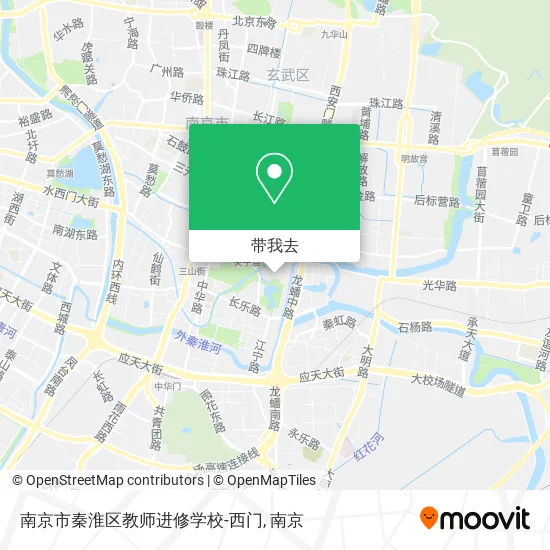 南京市秦淮区教师进修学校-西门地图