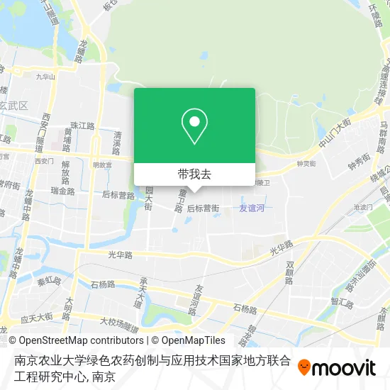 南京农业大学绿色农药创制与应用技术国家地方联合工程研究中心地图