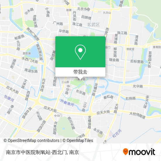 南京市中医院制氧站-西北门地图