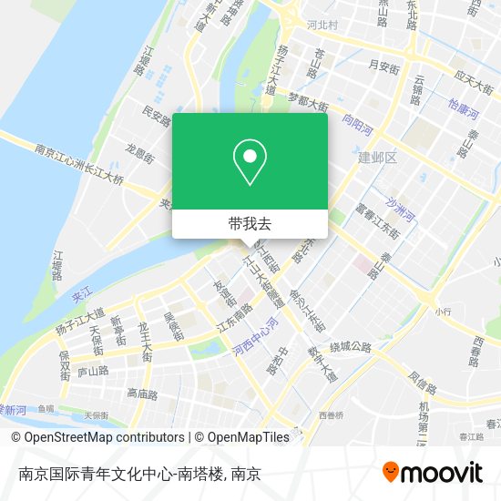 南京国际青年文化中心-南塔楼地图