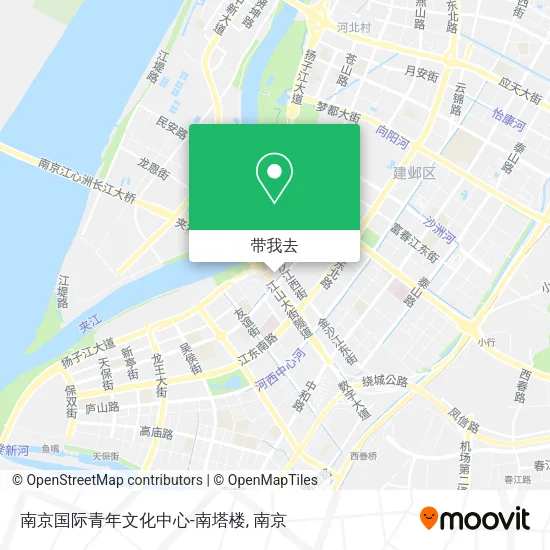 南京国际青年文化中心-南塔楼地图