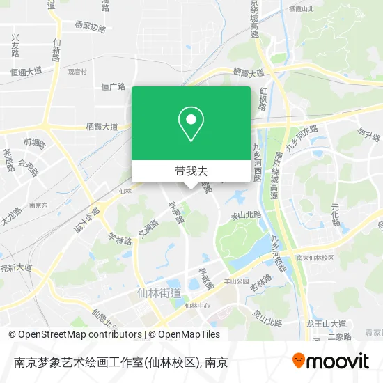 南京梦象艺术绘画工作室(仙林校区)地图